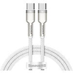 Изображение Кабель Baseus CATJK-C02 Cafule Type-C/Type-C, 1м White 100W Фото Кабель Baseus CATJK-C02 Cafule Type-C/Type-C, 1м White 100W