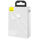 Изображение Кабель Baseus CALYS-B02 Superior USB-A/Lightning, 1.5м, White, 2.4A #1 Фото Кабель Baseus CALYS-B02 Superior USB-A/Lightning, 1.5м, White, 2.4A #1