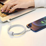 Изображение Кабель Baseus CALYS-B02 Superior USB-A/Lightning, 1.5м, White, 2.4A #6 Фото Кабель Baseus CALYS-B02 Superior USB-A/Lightning, 1.5м, White, 2.4A #6