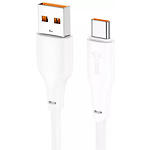 Кабель HOCO X93 White (6931474790682) USB/Type-C, 1м, 2A, TPE+TPE - фото