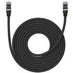 Кабель patch cord 10м FTP Black Baseus Braided Cable (B0013320B111-07) Cat.7 High Speed 10-Gigabit - фото
