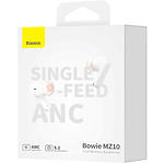 Изображение Baseus MZ10 Bowie White (NGTW340102) Bluetooth гарнитура TWS #1 Фото Baseus MZ10 Bowie White (NGTW340102) Bluetooth гарнитура TWS #1