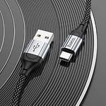 Изображение Кабель HOCO X102 Black (6942007608770) USB/Type-C, 1м, 3A, nylon/aluminum #4 Фото Кабель HOCO X102 Black (6942007608770) USB/Type-C, 1м, 3A, nylon/aluminum #4