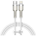 Фото Кабель Baseus CATLJK-A02 Cafule Type-C/Lightning, 1м White PD 20W