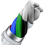Фото Кабель Baseus CATLJK-A02 Cafule Type-C/Lightning, 1м White PD 20W #5