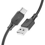 Изображение Кабель HOCO X101 Black (6942007604079) USB/Type-C, 1м, 3A, silicon Фото Кабель HOCO X101 Black (6942007604079) USB/Type-C, 1м, 3A, silicon