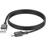 Изображение Кабель HOCO X101 Black (6942007604079) USB/Type-C, 1м, 3A, silicon #2 Фото Кабель HOCO X101 Black (6942007604079) USB/Type-C, 1м, 3A, silicon #2