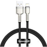 Изображение Кабель Baseus CALJK-01 Cafule USB-A/Lightning, 0.25м, Black, 2.4A Фото Кабель Baseus CALJK-01 Cafule USB-A/Lightning, 0.25м, Black, 2.4A
