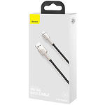 Изображение Кабель Baseus CALJK-01 Cafule USB-A/Lightning, 0.25м, Black, 2.4A #1 Фото Кабель Baseus CALJK-01 Cafule USB-A/Lightning, 0.25м, Black, 2.4A #1