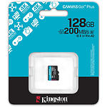 Фото microSD XC 128 GB Kingston Canvas Go! Plus U3 A2 V30 C10 (SDCG4/128GBSP) R200MB/s без переходника #1