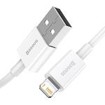 Фото Кабель Baseus CALYS-02 Superior USB-A/Lightning 0.25м White 2.4A #2