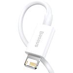 Фото Кабель Baseus CALYS-02 Superior USB-A/Lightning 0.25м White 2.4A #3