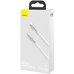 Изображение Кабель Baseus CATLJK-B02 Cafule Type-C/Lightning, 2м White PD 20W #1 Фото Кабель Baseus CATLJK-B02 Cafule Type-C/Lightning, 2м White PD 20W #1