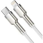 Изображение Кабель Baseus CATLJK-B02 Cafule Type-C/Lightning, 2м White PD 20W #2 Фото Кабель Baseus CATLJK-B02 Cafule Type-C/Lightning, 2м White PD 20W #2