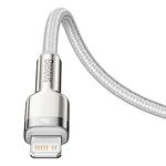 Изображение Кабель Baseus CATLJK-B02 Cafule Type-C/Lightning, 2м White PD 20W #6 Фото Кабель Baseus CATLJK-B02 Cafule Type-C/Lightning, 2м White PD 20W #6