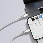 Изображение Кабель Baseus CATLJK-B02 Cafule Type-C/Lightning, 2м White PD 20W #7 Фото Кабель Baseus CATLJK-B02 Cafule Type-C/Lightning, 2м White PD 20W #7