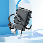 Фото Сетевое ЗУ Hoco CS21A Black (6942007609890) USB-A, QC3.0, 18W + Cable micro-USB #7