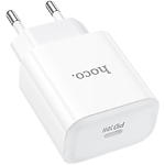 Фото Сетевое ЗУ Hoco C76A Pro White (6942007616300) 1*Type-C, PD 30W #4