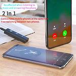 Фото Bluetooth AUX Adapter ESSAGER ECJBJS-CY01, USB зарядка, Аккум 110mAh, 3.5мм jack, для авто/колонок #5