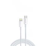 Кабель WUW-X181 White (6972573332731) Type-C/Lightning, 1м, 20W, TPE - фото