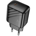 Изображение Сетевое ЗУ Hoco CS24A Black (6942007639750) Type-C, QC, PD25W #2 Фото Сетевое ЗУ Hoco CS24A Black (6942007639750) Type-C, QC, PD25W #2