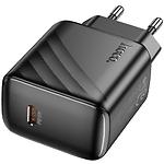 Изображение Сетевое ЗУ Hoco CS24A Black (6942007639750) Type-C, QC, PD25W #3 Фото Сетевое ЗУ Hoco CS24A Black (6942007639750) Type-C, QC, PD25W #3