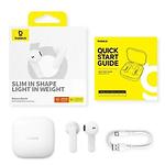 Изображение Baseus E16 Bowie White (A00061900223-00) Bluetooth гарнитура TWS #1 Фото Baseus E16 Bowie White (A00061900223-00) Bluetooth гарнитура TWS #1
