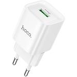 Изображение Сетевое ЗУ Hoco C145A Charm White (6942007630214) USB-A, QC3.0, 18W #3 Фото Сетевое ЗУ Hoco C145A Charm White (6942007630214) USB-A, QC3.0, 18W #3