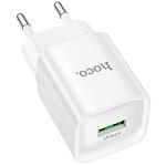 Изображение Сетевое ЗУ Hoco C145A Charm White (6942007630214) USB-A, QC3.0, 18W #4 Фото Сетевое ЗУ Hoco C145A Charm White (6942007630214) USB-A, QC3.0, 18W #4