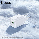 Изображение Сетевое ЗУ Hoco C145A Charm White (6942007630214) USB-A, QC3.0, 18W #5 Фото Сетевое ЗУ Hoco C145A Charm White (6942007630214) USB-A, QC3.0, 18W #5