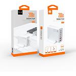 Изображение Сетевое ЗУ WUW-C214, GaN, 2*USB-A + 4*USB-C, PD, QC3.0, 200W, White #1 Фото Сетевое ЗУ WUW-C214, GaN, 2*USB-A + 4*USB-C, PD, QC3.0, 200W, White #1