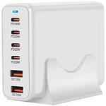 Изображение Сетевое ЗУ WUW-C214, GaN, 2*USB-A + 4*USB-C, PD, QC3.0, 200W, White #3 Фото Сетевое ЗУ WUW-C214, GaN, 2*USB-A + 4*USB-C, PD, QC3.0, 200W, White #3