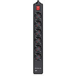 Изображение Фильтр-удлинитель сетевой REAL-EL RS-Protect 605 3m Black (EL122300041) 6 розеток, 2*USB 2.1А Фото Фильтр-удлинитель сетевой REAL-EL RS-Protect 605 3m Black (EL122300041) 6 розеток, 2*USB 2.1А