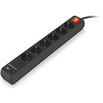 Изображение Фильтр-удлинитель сетевой REAL-EL RS-Protect 605 3m Black (EL122300041) 6 розеток, 2*USB 2.1А #9 Фото Фильтр-удлинитель сетевой REAL-EL RS-Protect 605 3m Black (EL122300041) 6 розеток, 2*USB 2.1А #9