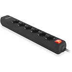 Изображение Фильтр-удлинитель сетевой REAL-EL RS-Protect 605 3m Black (EL122300041) 6 розеток, 2*USB 2.1А #8 Фото Фильтр-удлинитель сетевой REAL-EL RS-Protect 605 3m Black (EL122300041) 6 розеток, 2*USB 2.1А #8