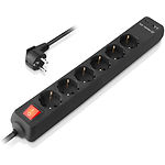 Изображение Фильтр-удлинитель сетевой REAL-EL RS-Protect 605 3m Black (EL122300041) 6 розеток, 2*USB 2.1А #7 Фото Фильтр-удлинитель сетевой REAL-EL RS-Protect 605 3m Black (EL122300041) 6 розеток, 2*USB 2.1А #7