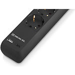 Изображение Фильтр-удлинитель сетевой REAL-EL RS-Protect 605 3m Black (EL122300041) 6 розеток, 2*USB 2.1А #6 Фото Фильтр-удлинитель сетевой REAL-EL RS-Protect 605 3m Black (EL122300041) 6 розеток, 2*USB 2.1А #6