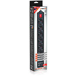 Изображение Фильтр-удлинитель сетевой REAL-EL RS-Protect 605 3m Black (EL122300041) 6 розеток, 2*USB 2.1А #1 Фото Фильтр-удлинитель сетевой REAL-EL RS-Protect 605 3m Black (EL122300041) 6 розеток, 2*USB 2.1А #1