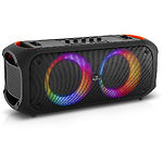 Фото REAL-EL X-795 Black (EL121600022) портативная система 70 Вт, Li-Ion, USB, microSD, BT, Караоке, RGB