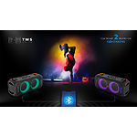 Фото REAL-EL X-795 Black (EL121600022) портативная система 70 Вт, Li-Ion, USB, microSD, BT, Караоке, RGB #3