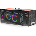 Фото REAL-EL X-795 Black (EL121600022) портативная система 70 Вт, Li-Ion, USB, microSD, BT, Караоке, RGB #1