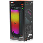 Изображение REAL-EL X-797 Black (EL121600023) портативная система 90 Вт, Li-Ion, USB,microSD, BT,Караоке,TWS,RGB #1 Фото REAL-EL X-797 Black (EL121600023) портативная система 90 Вт, Li-Ion, USB,microSD, BT,Караоке,TWS,RGB #1