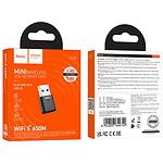 Изображение Адаптер сетевой HOCO HI33 (6942007640749) USB-A, WiFi5 2.4GHz/5GHz, AC650 #1 Фото Адаптер сетевой HOCO HI33 (6942007640749) USB-A, WiFi5 2.4GHz/5GHz, AC650 #1