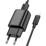 Изображение Сетевое ЗУ Hoco C134A Solid Black (6942007621335) 1*USB-A, 12W + Cable Micro-USB #3 Фото Сетевое ЗУ Hoco C134A Solid Black (6942007621335) 1*USB-A, 12W + Cable Micro-USB #3