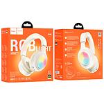 Изображение HOCO W48 Focus Milky white (6942007618823) наушники с микрофоном накладные, Bluetooth 5.3 #4 Фото HOCO W48 Focus Milky white (6942007618823) наушники с микрофоном накладные, Bluetooth 5.3 #4