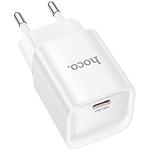 Изображение Сетевое ЗУ Hoco C146A Charm White (6942007630245) Type-C, QC, PD20W #2 Фото Сетевое ЗУ Hoco C146A Charm White (6942007630245) Type-C, QC, PD20W #2