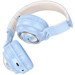 Изображение HOCO W50 Cute fun Blue (6942007619592) наушники с микрофоном накладные, Bluetooth 5.3 #2 Фото HOCO W50 Cute fun Blue (6942007619592) наушники с микрофоном накладные, Bluetooth 5.3 #2