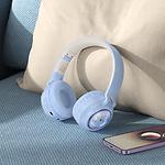 Изображение HOCO W50 Cute fun Blue (6942007619592) наушники с микрофоном накладные, Bluetooth 5.3 #4 Фото HOCO W50 Cute fun Blue (6942007619592) наушники с микрофоном накладные, Bluetooth 5.3 #4