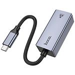 Изображение Адаптер сетевой HOCO UA37 (6942007647281) USB Type-C RJ-45 100/1000Mbps #3 Фото Адаптер сетевой HOCO UA37 (6942007647281) USB Type-C RJ-45 100/1000Mbps #3