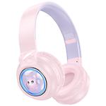 Изображение HOCO W50 Cute fun Pink (6942007619585) наушники с микрофоном накладные, Bluetooth 5.3 #1 Фото HOCO W50 Cute fun Pink (6942007619585) наушники с микрофоном накладные, Bluetooth 5.3 #1
